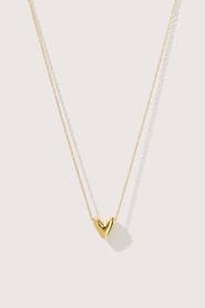 Otiumberg 14kt Gold Vermeil Roscida Heart Necklace