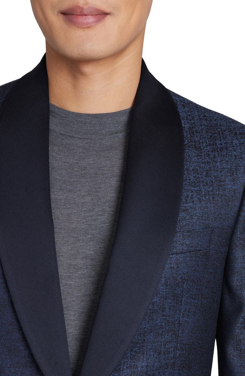 Jack Victor Ethan Shawl Collar Wool Blend Dinner Jacket, Alternate, color, 