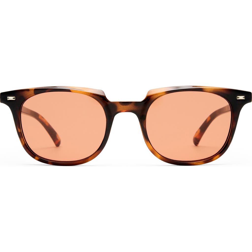 Le Specs Le Resolu 51mm D-frame Sunglasses In Brown