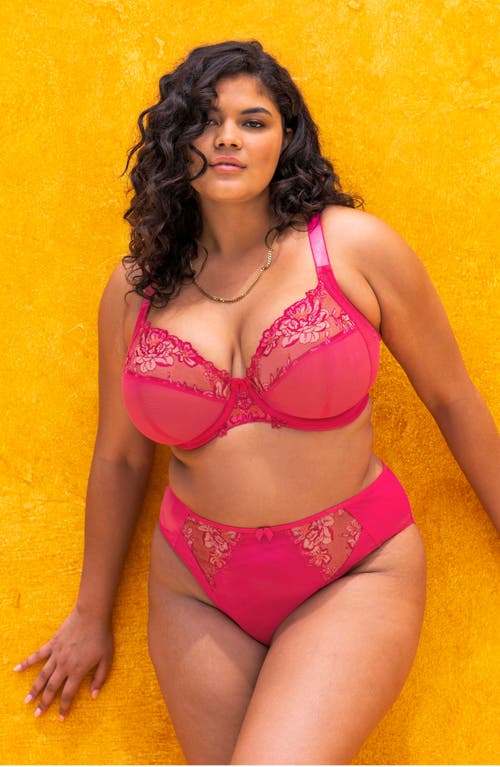 Elomi Plus Size Teagan Underwire Plunge Full Coverage Bra