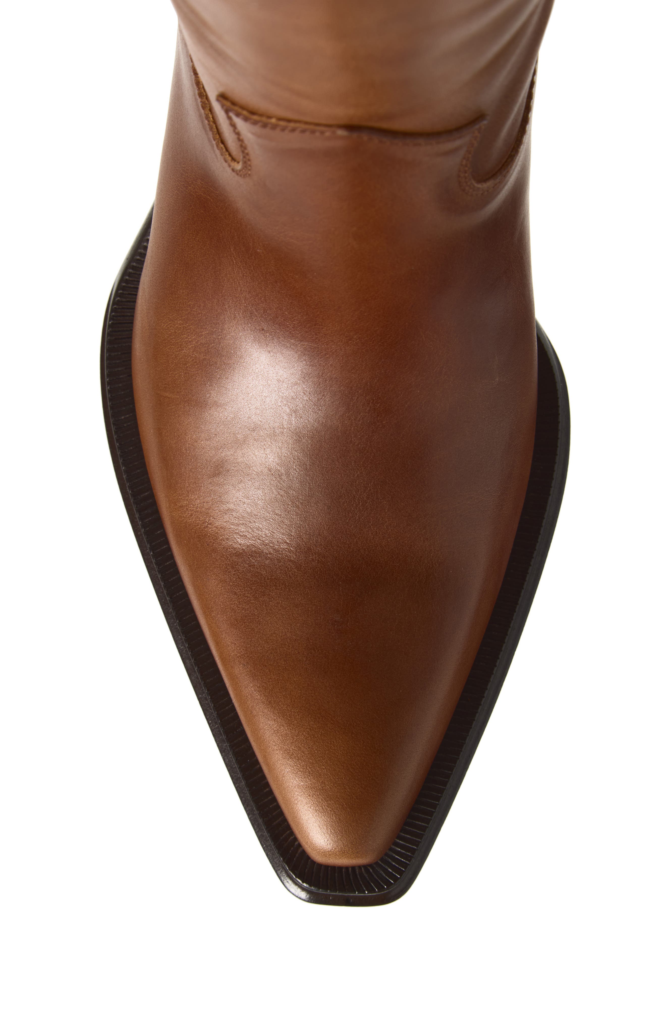 Azelan Knee High Boot, Alternate, color, AMBER BROWN