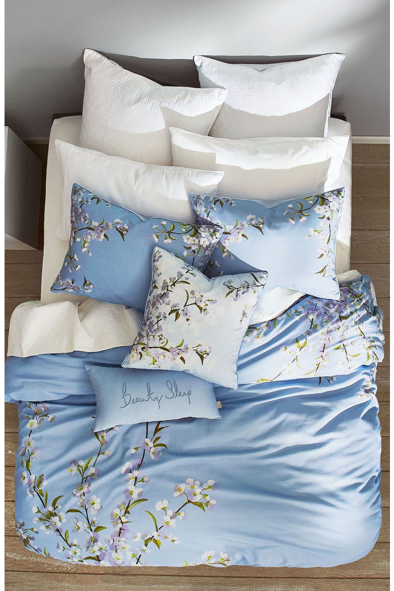 Graceful Comforter & Sham Set, Alternate, color, BLUE