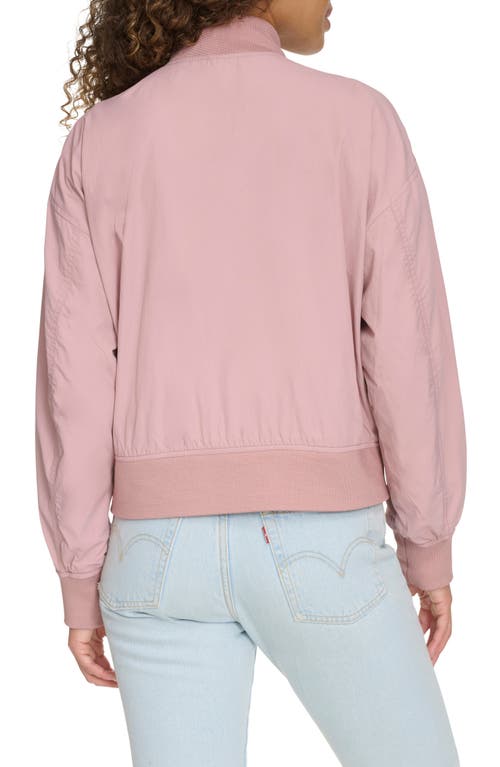 Levi's Relaxed Bomber Jacket In Dusty Rose