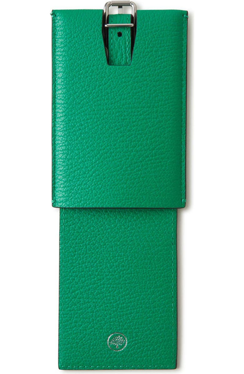 Mulberry Leather Luggage Tag, Alternate, color,