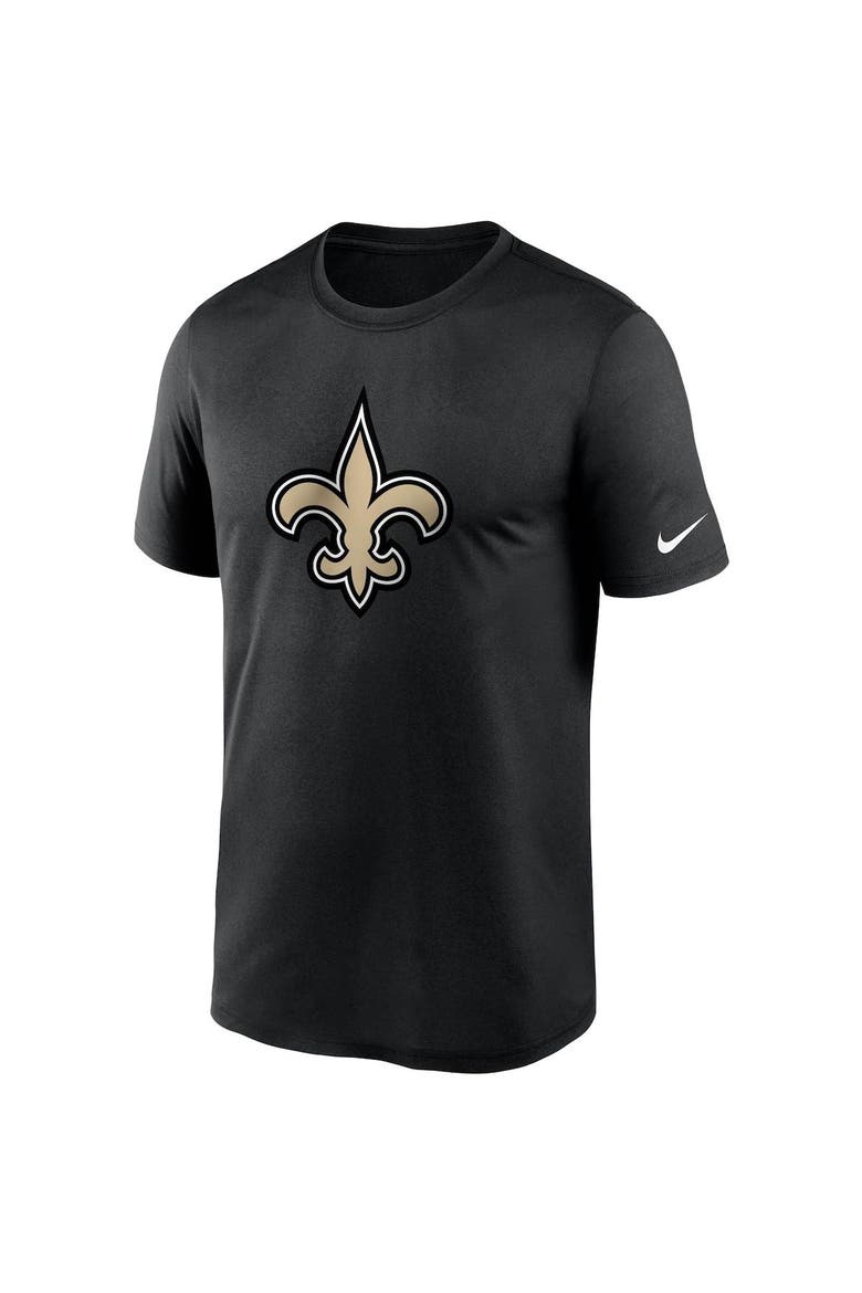 Men's Nike Black New Orleans Saints Logo Essential Legend Performance T-Shirt, Alternate, color, Black