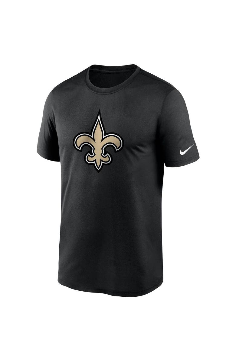 Nike Men's Nike Black New Orleans Saints Logo Essential Legend Performance T-Shirt, Alternate, color, Black