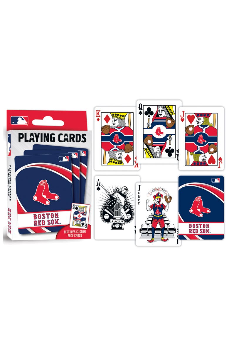 Boston Red Sox Playing Cards, Alternate, color, Multicolor