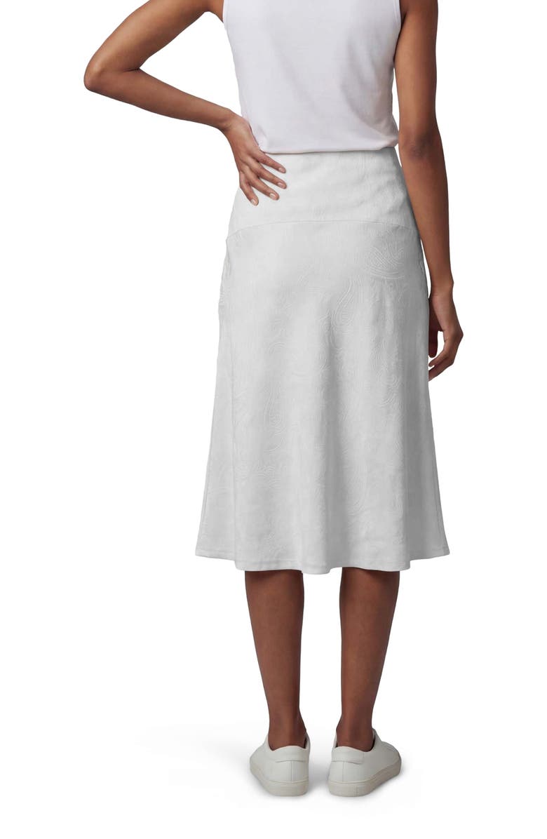 Lords of Harlech Paisley Explosion Womens Midi Skirt, Alternate, color, Paisley Explosion Ivory