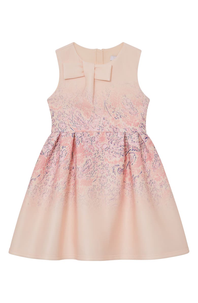 Reiss Ki'ds Gina Sleeveless Dress, Main, color, Pink Print