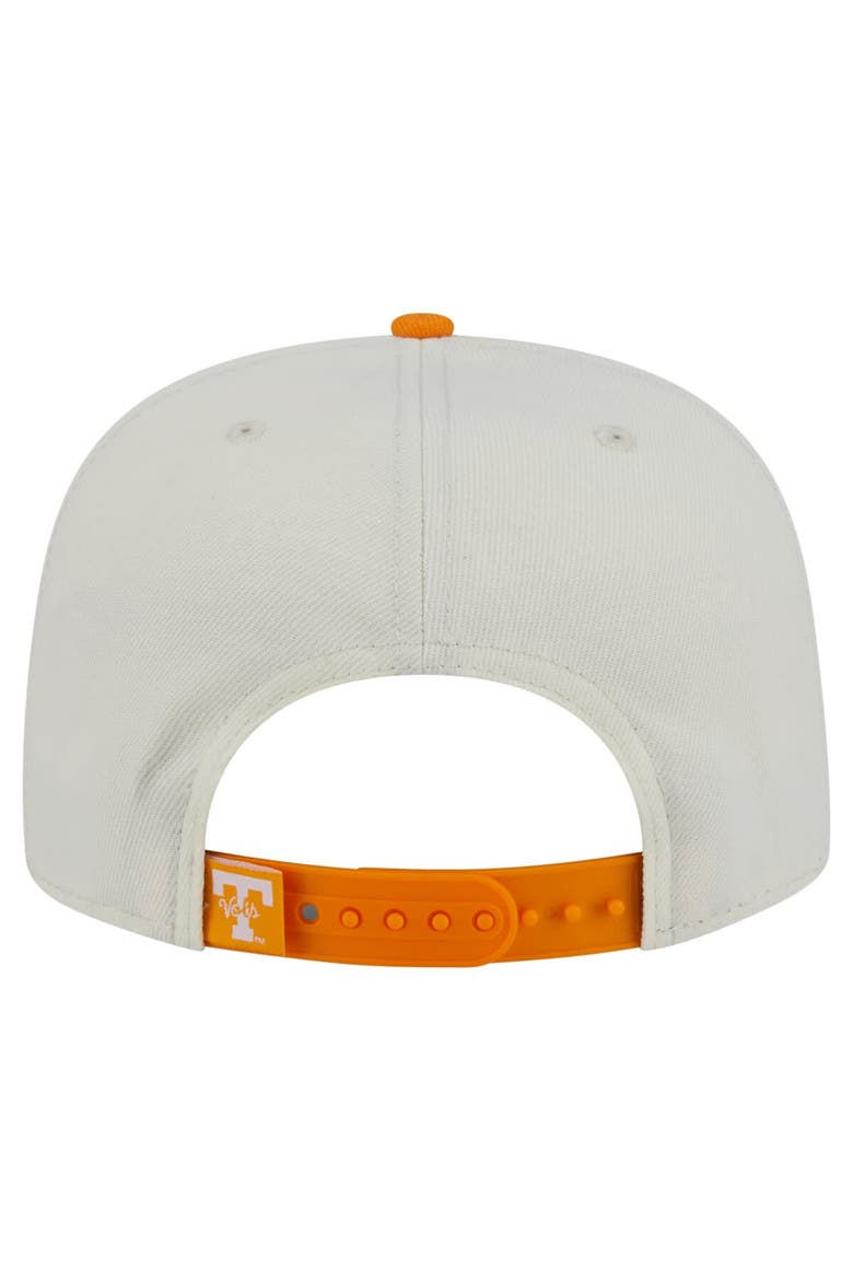 Men's New Era White Tennessee Volunteers Collegiate 9FIFTY A-Frame Snapback Hat, Alternate, color, White