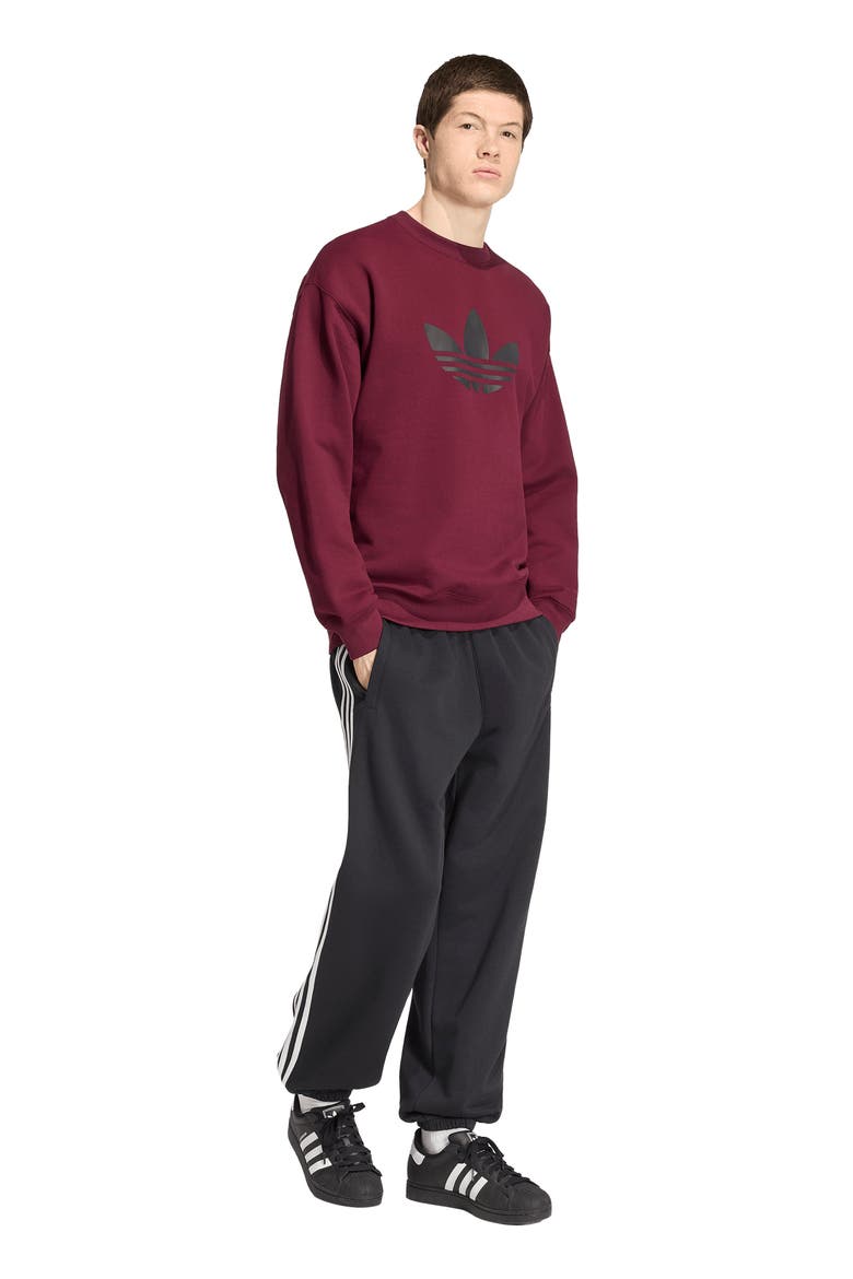 3-Stripes Fleece Joggers, Alternate, color, BLACK