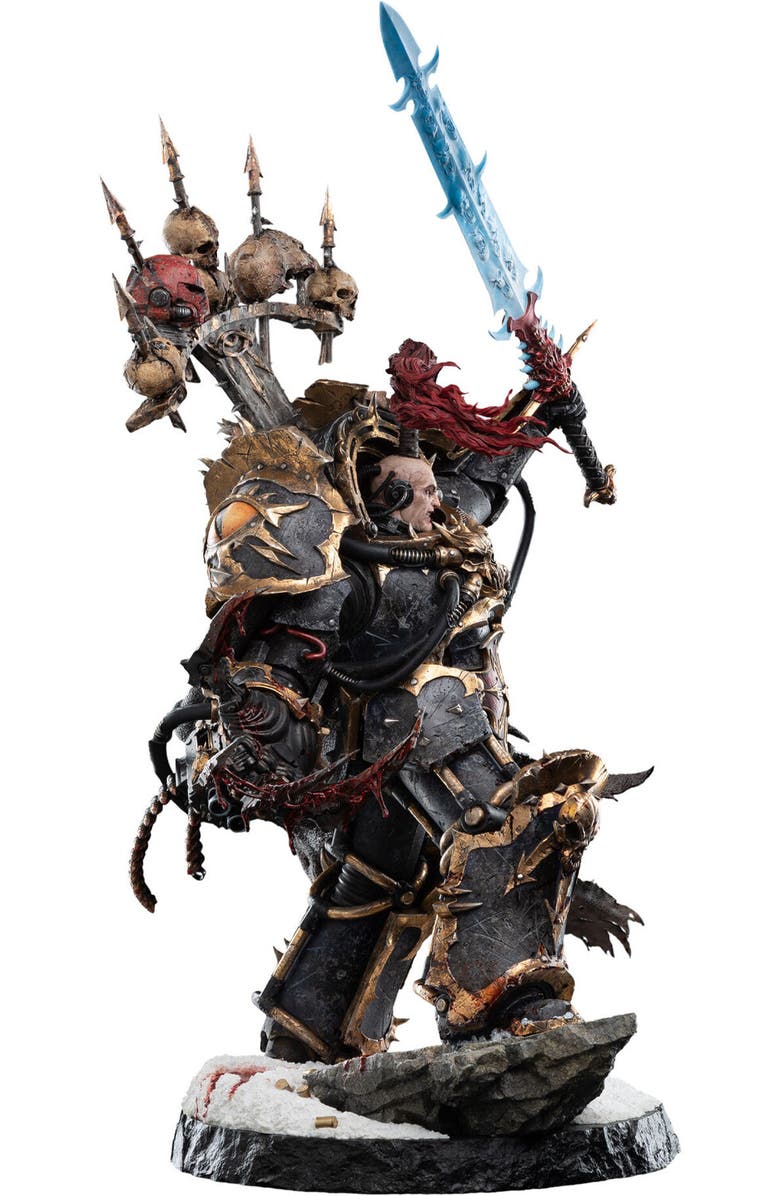 Weta Workshop Warhammer 40,000 - Abaddon The Despoiler Le Statue, Alternate, color, 