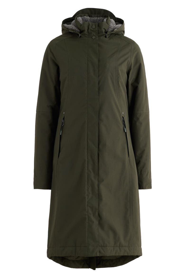Janelle Waterproof Raincoat, Alternate, color, WOODLAND