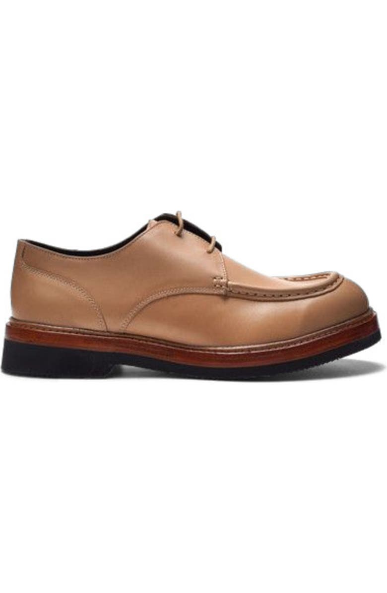 A. Veer Sorrento Moc Derby, Main, color, Sand Leather