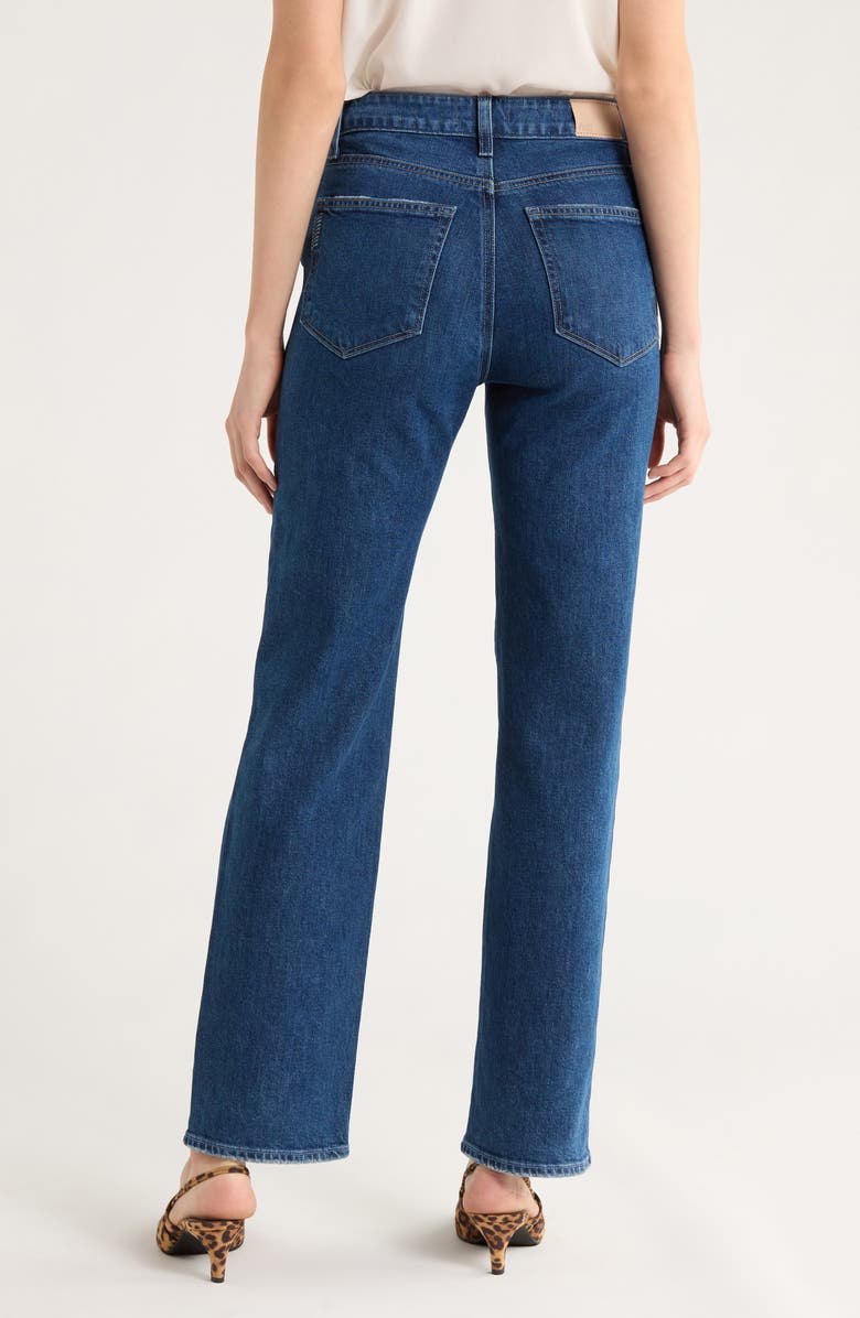 PAIGE Stevie High Waist Straight Leg Jeans, Alternate, color, Sound Check