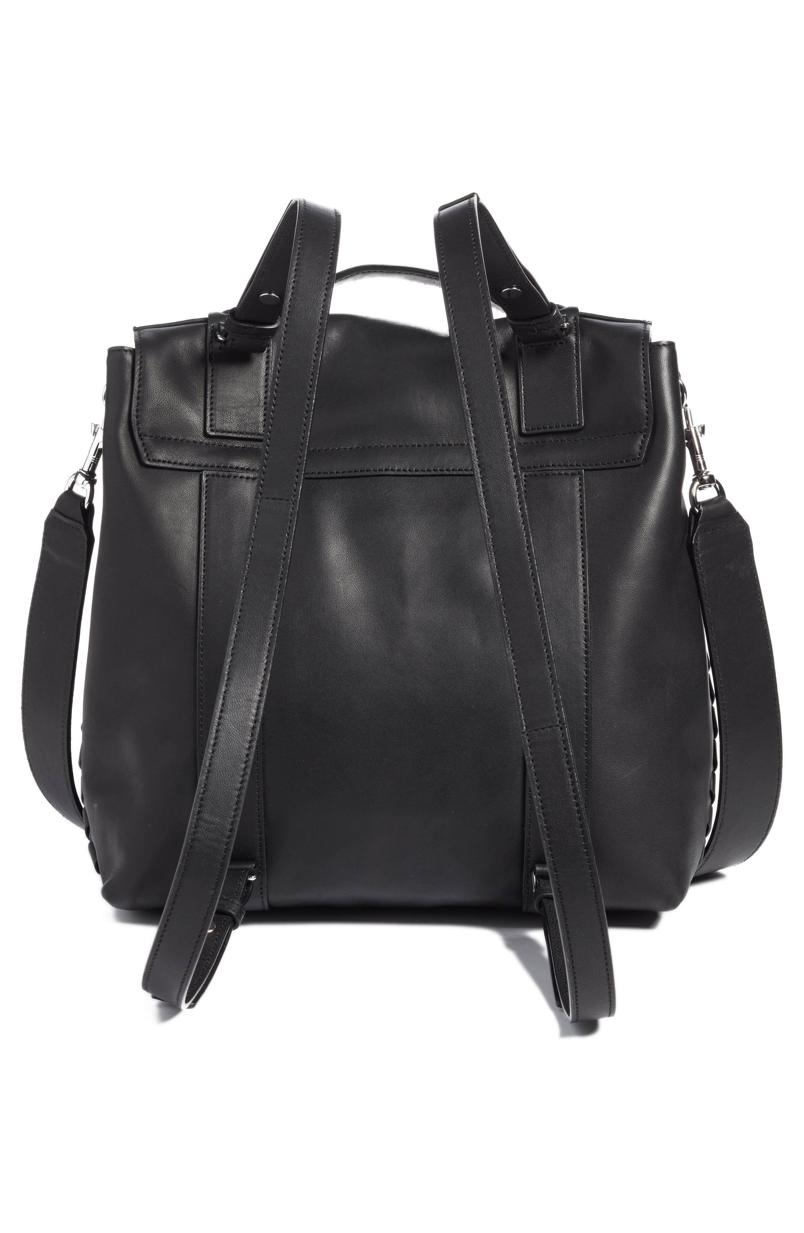 AllSaints Fin Leather Backpack (Women) | Nordstromrack