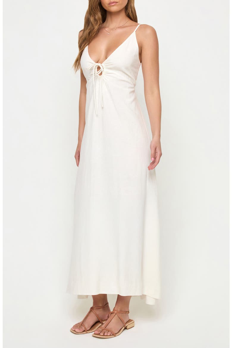 Mabel Cover-Up Maxi Dress, Alternate, color, CREAM