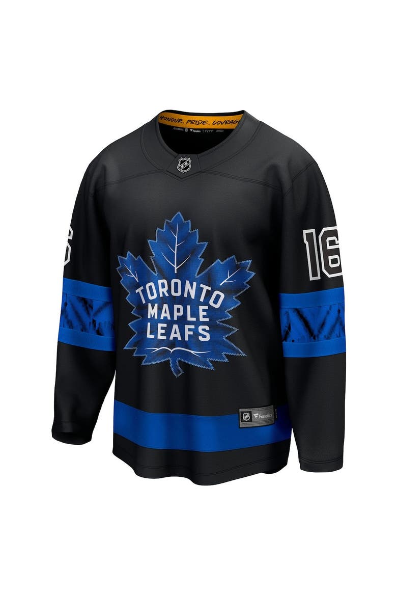 Men's Fanatics Branded Mitchell Marner Black Toronto Maple Leafs Alternate Premier Breakaway Reversible Player Jersey, Alternate, color, Black