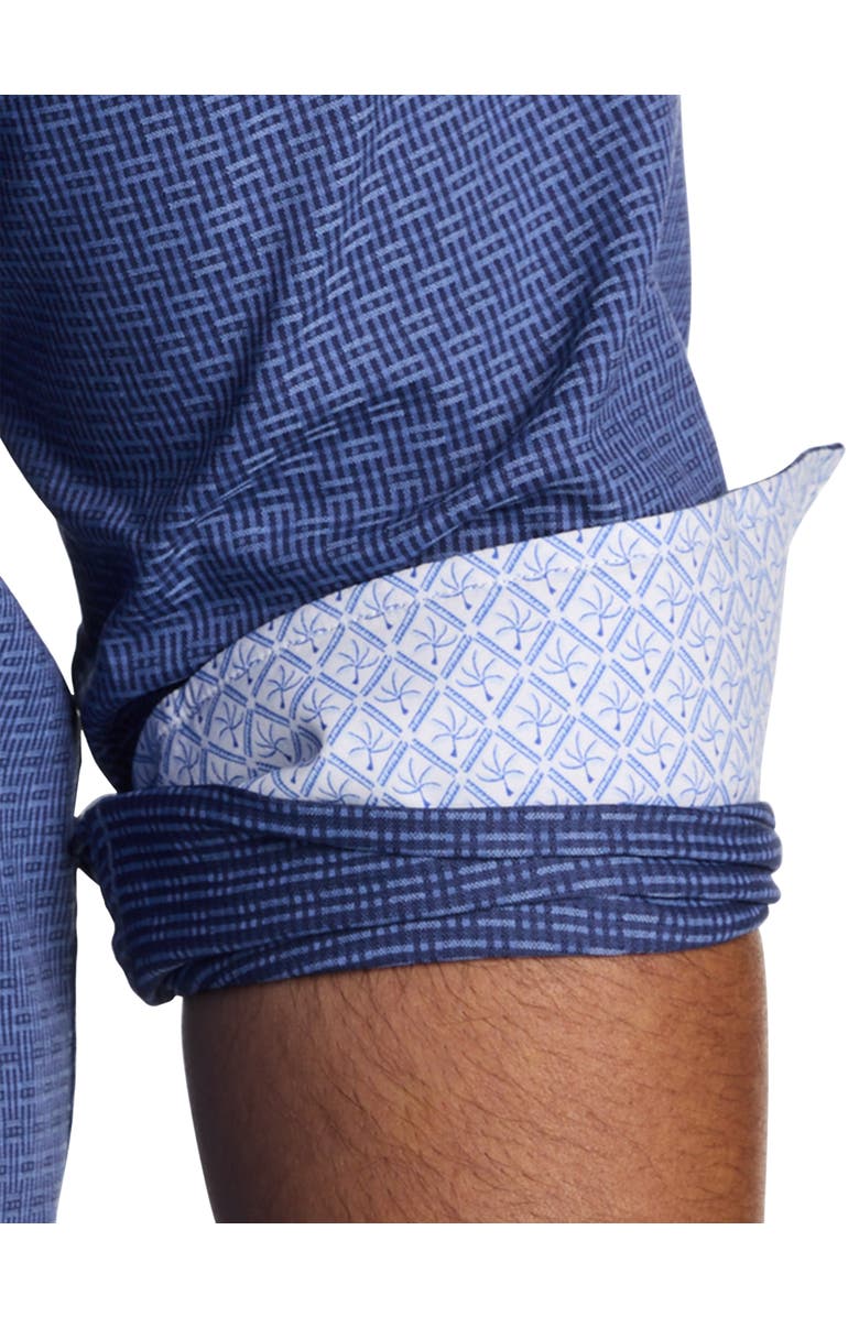 Tommy Bahama Big & Tall Sarasota Ventura Stripe Sport Shirt, Alternate, color, 