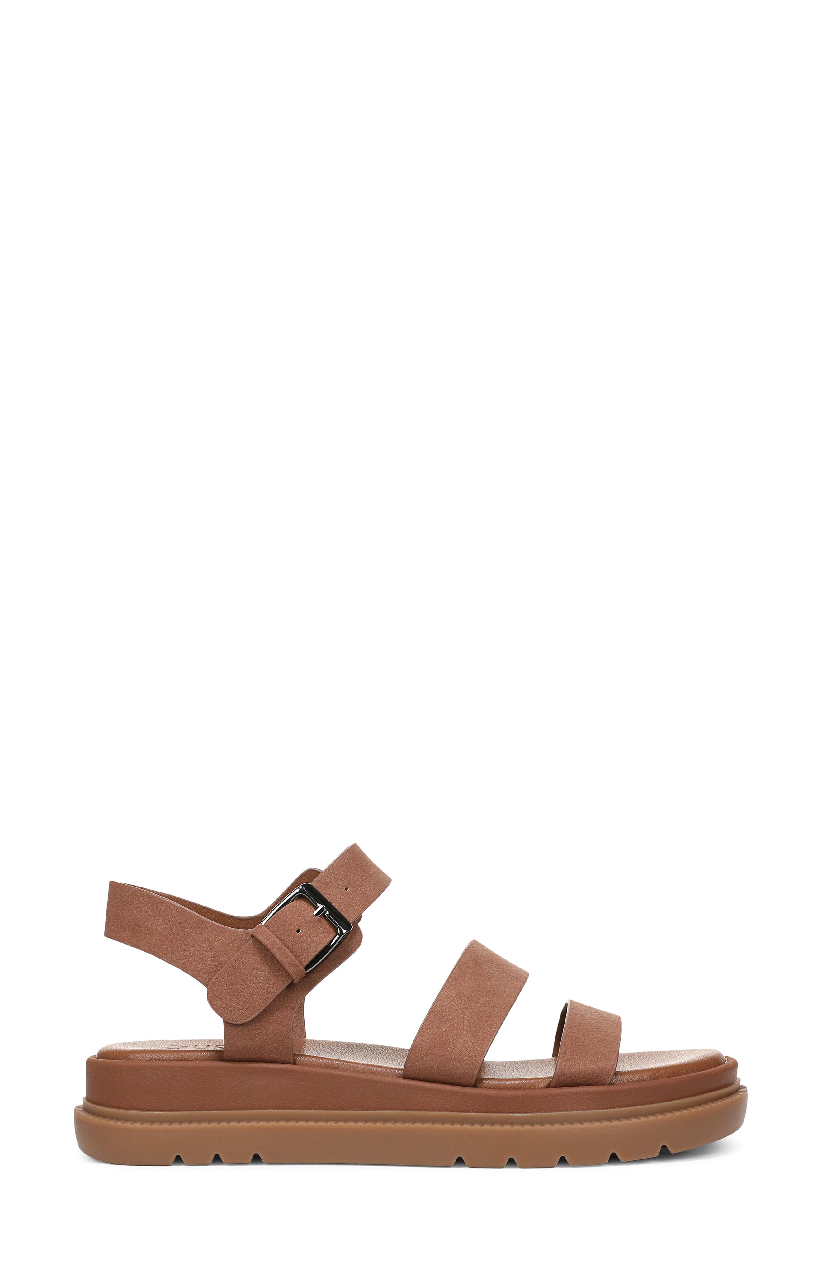 Avenue Ankle Strap Platform Sandal, Alternate, color, WALNUT WAKE