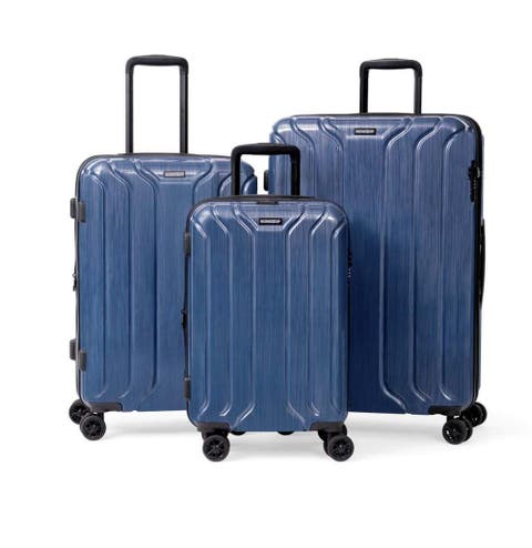 New York Elite Lightweight Expandable 3 Piece spinner Luggage Set  +3 packing cubes