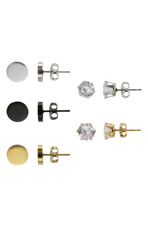 Pack of 5 Assorted Stud Earrings