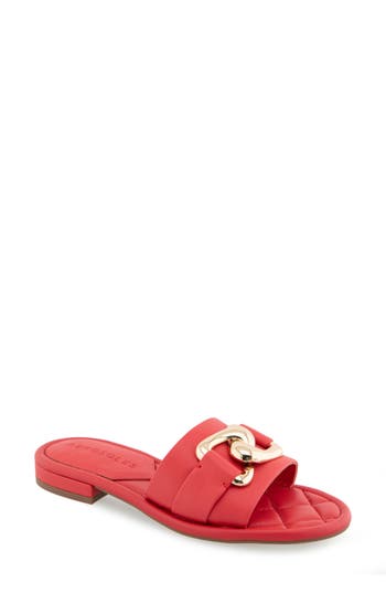 AEROSOLES AEROSOLES BIG CHARM LINK SLIDE SANDAL