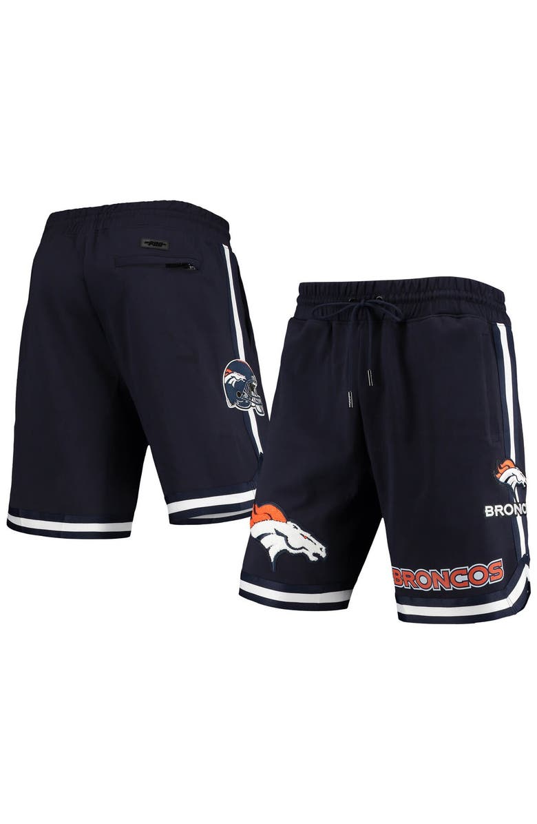 PRO STANDARD Men's Pro Standard Navy Denver Broncos Core Shorts, Main, color,