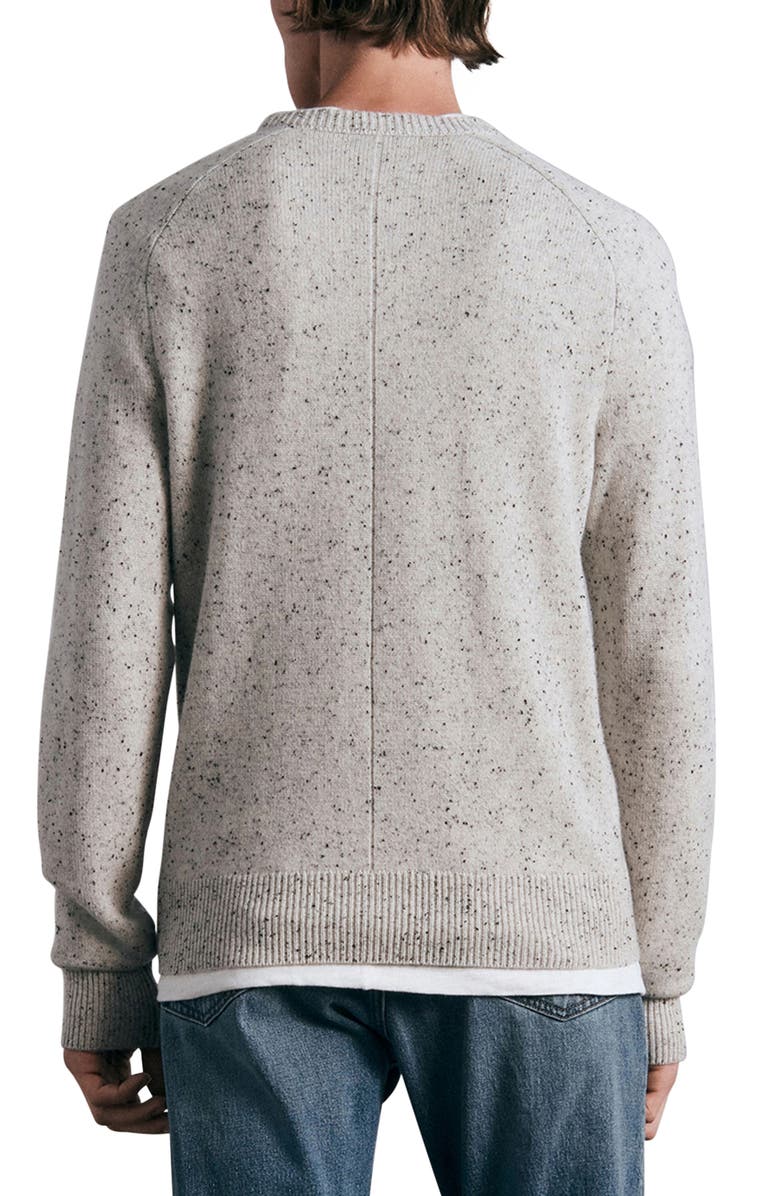 rag & bone Harlow Donegal Wool & Cashmere Sweater, Alternate, color, 