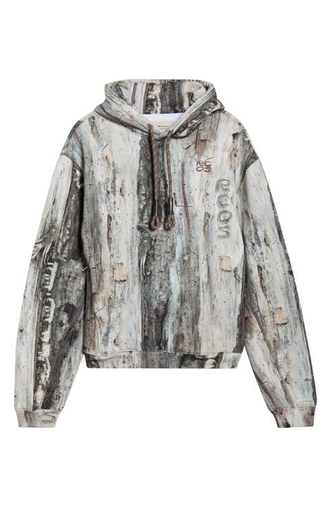 Treebark Camo Stack Logo Hoodie