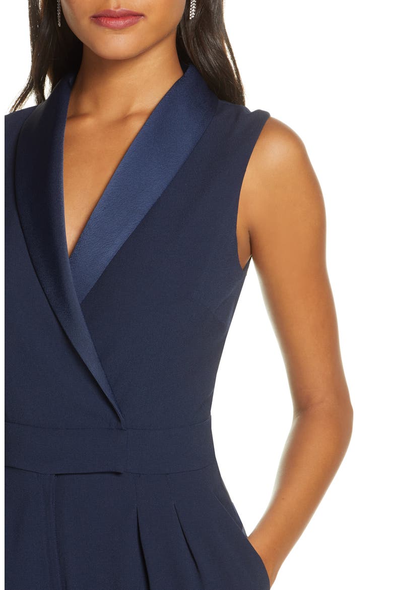 Wrap Jumpsuit, Alternate, color, NAVY