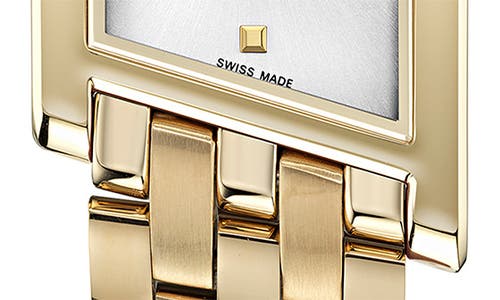 Ferragamo Asymetrique Watch, 22mm X 36mm In Ip Yellow Gold