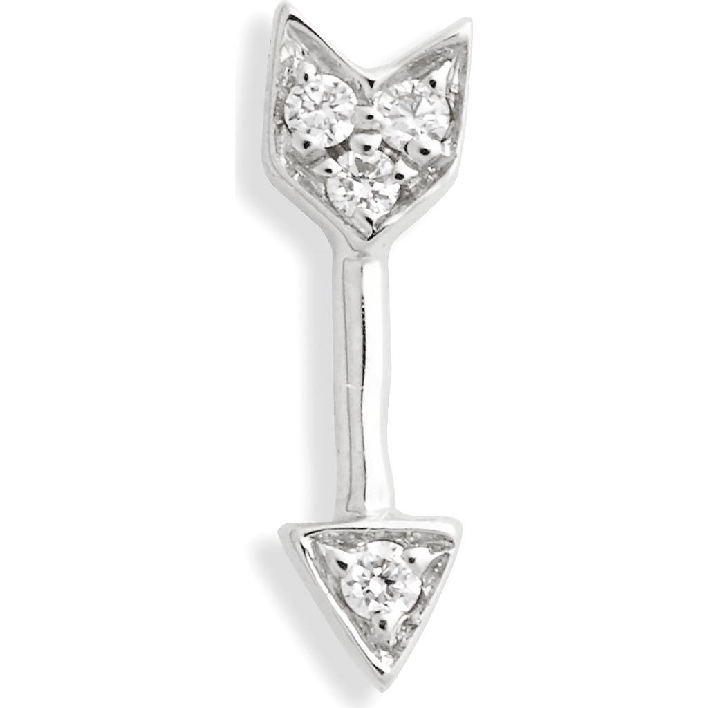 Maria Tash Diamond Arrow Single Stud Earring