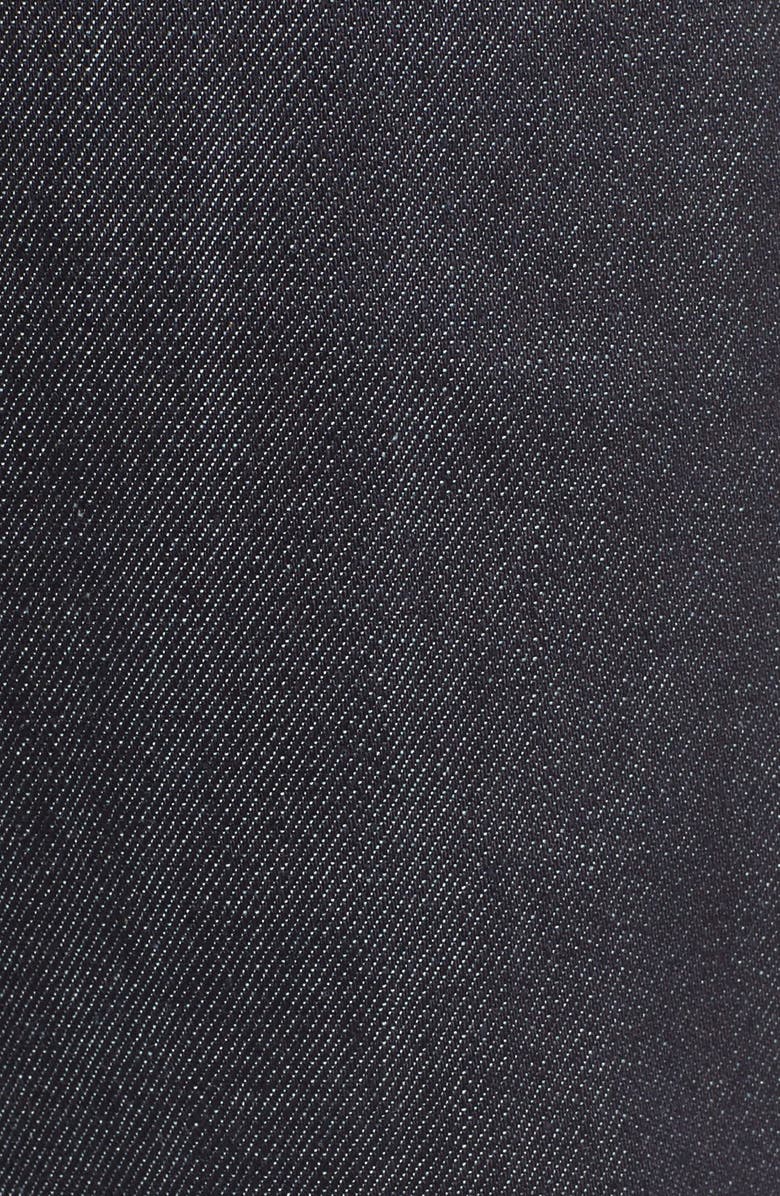 Topman Slim Fit Raw Denim Jeans, Alternate, color,