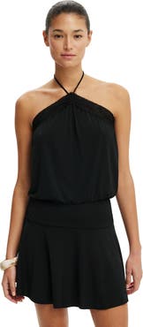 Cotton On Women's Chloe Halter Mini Dress
