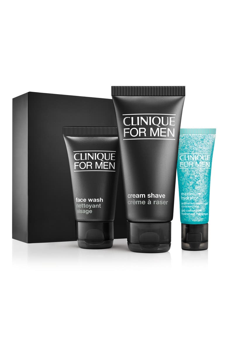 The Clinique for Men Daily Intense Hydration Starter Kit for Dry to Dry Combination Skin Types, Main, color, NO COLOR