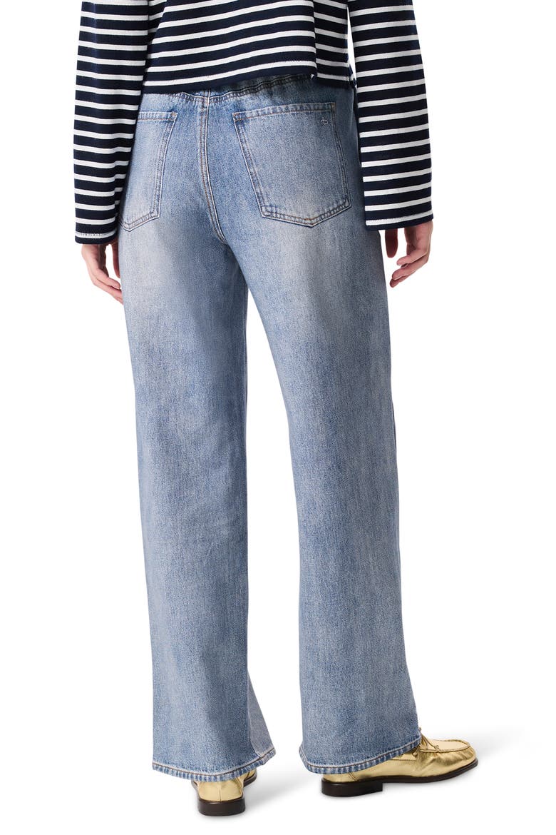 rb Miramar Track Stripe Cotton Terry Sweatpant Jeans, Alternate, color, CONEY