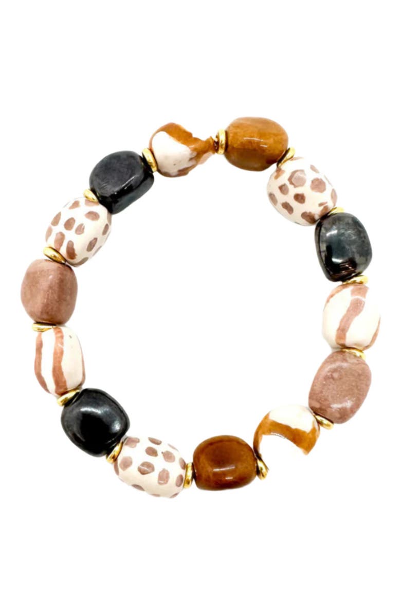Kazuri Earth Collection - Safari Bracelet, Main, color, Multi