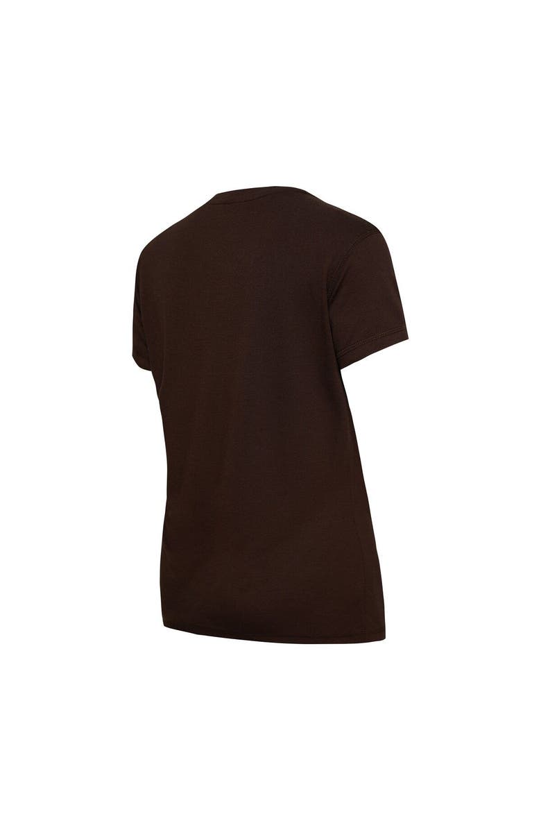 CONCEPTS SPORT Women's Concepts Sport Brown/Orange Cleveland Browns Arctic T-Shirt & Flannel Pants Sleep Set, Alternate, color, Brown