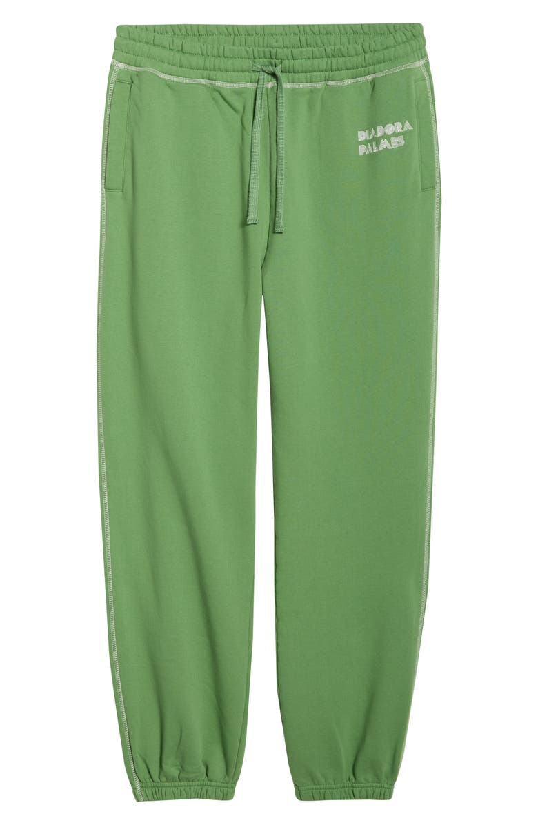 Diadora x Palmes Legacy Cotton Sweatpants, Alternate, color, Green English Ivy