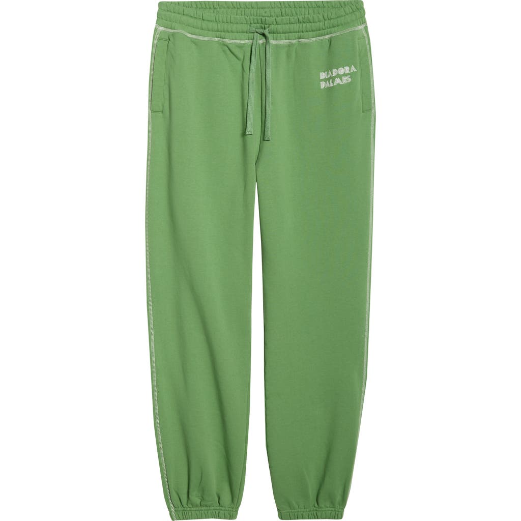 Diadora X Palmes Legacy Cotton Sweatpants In Green