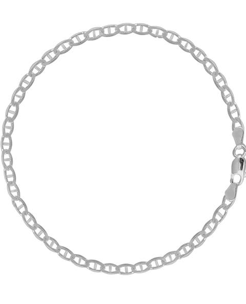 Sterling Silver Link Anklet