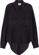 Isabel Marant Étoile Nath High-Low Button-Up Shirt