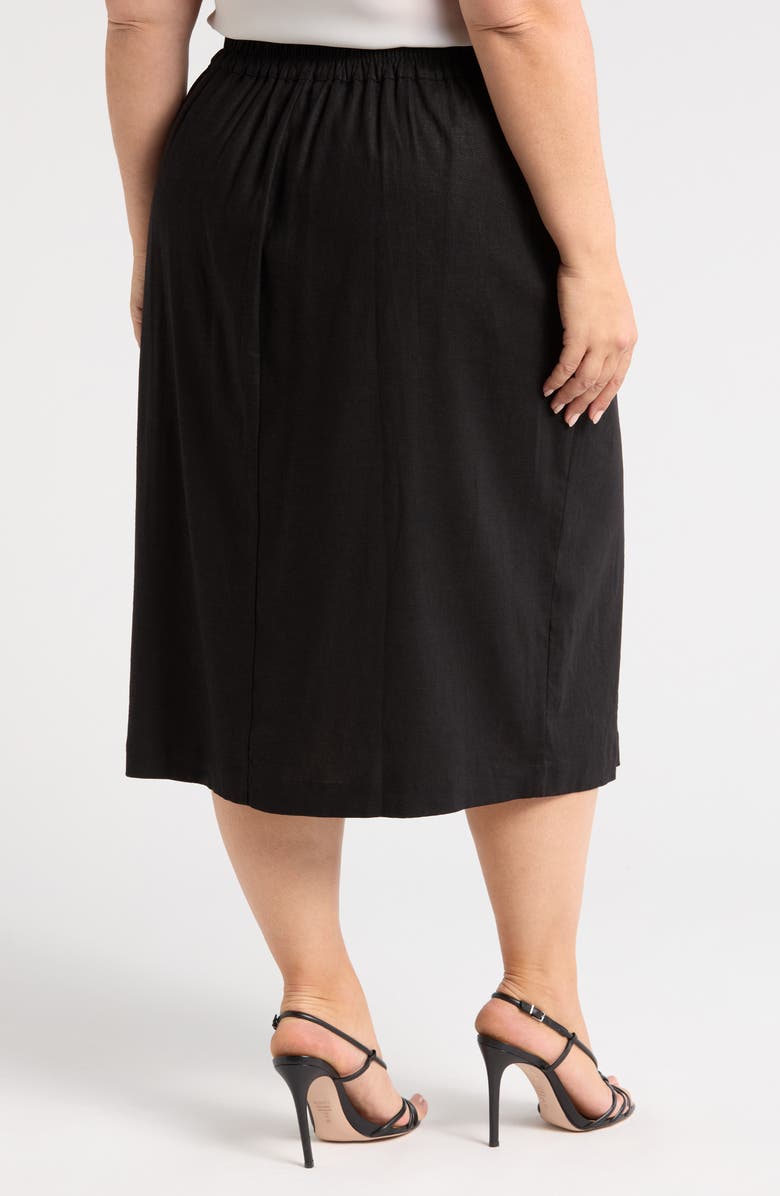 Universal Standard Wooster Linen Blend Pencil Skirt, Alternate, color, 