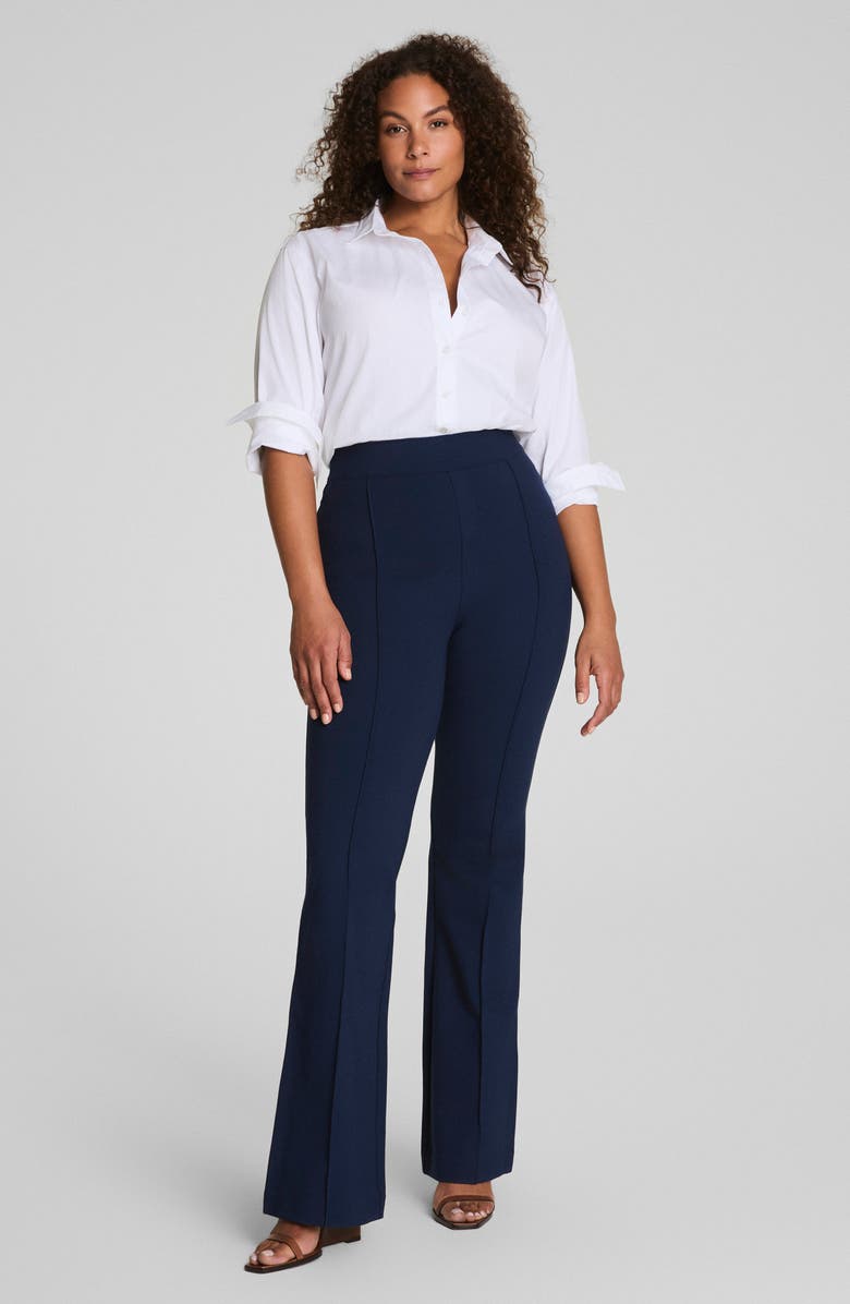 SPANX<sup>®</sup> Pull-On Ponte Flare Pants, Alternate, color, Classic Navy