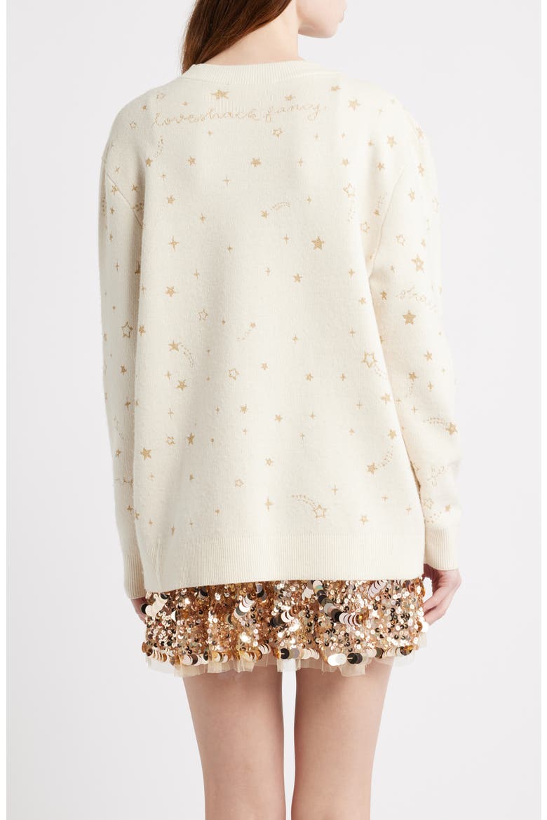 Mar Shimmer Cardigan, Alternate, color, GOLDEN STAR