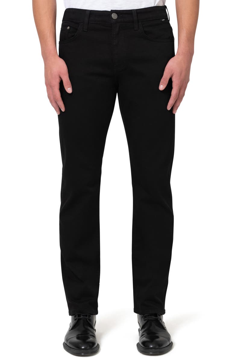 Mavi Jeans Zach Straight Leg Jeans, Main, color, Black Feather Blue