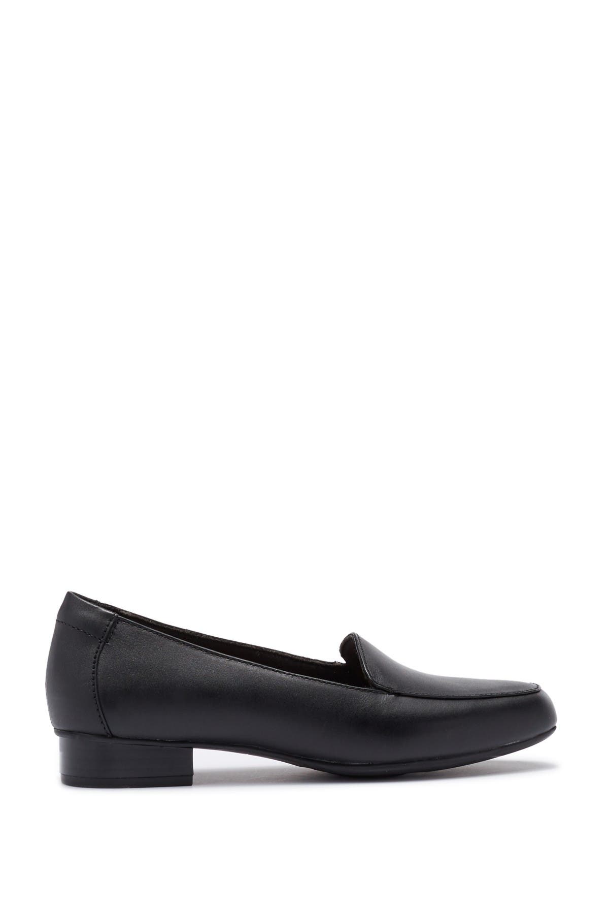 Clarks<sup>®</sup> Juliet Lora Leather Loafer - Multiple Widths Available, Main, color, 