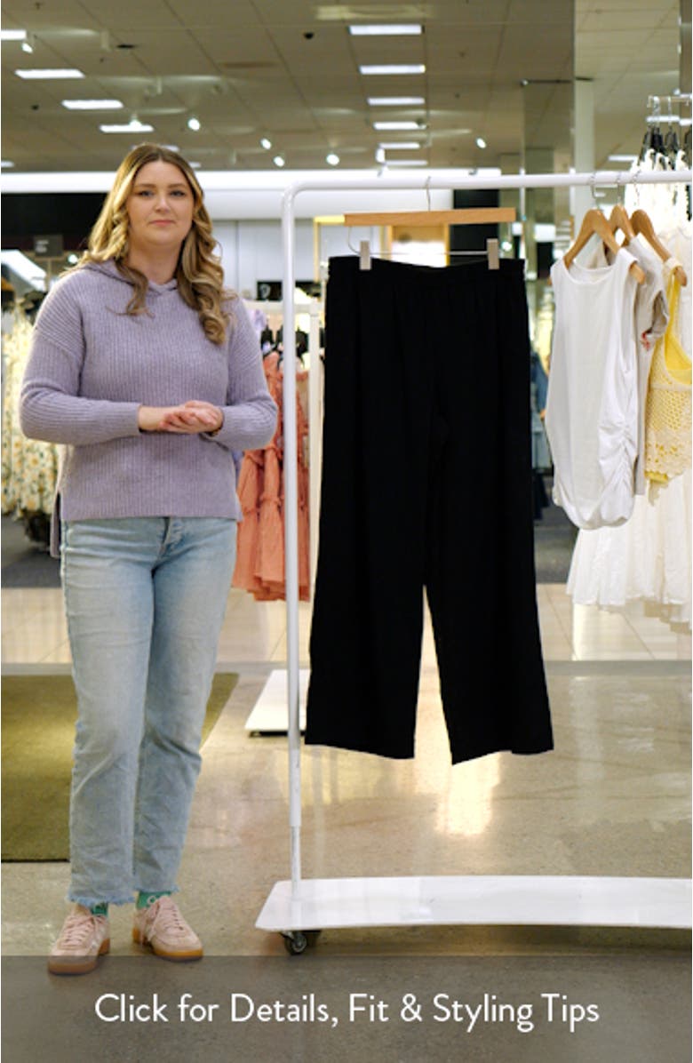 Pull-On Wide Leg Pants, sales video thumbnail