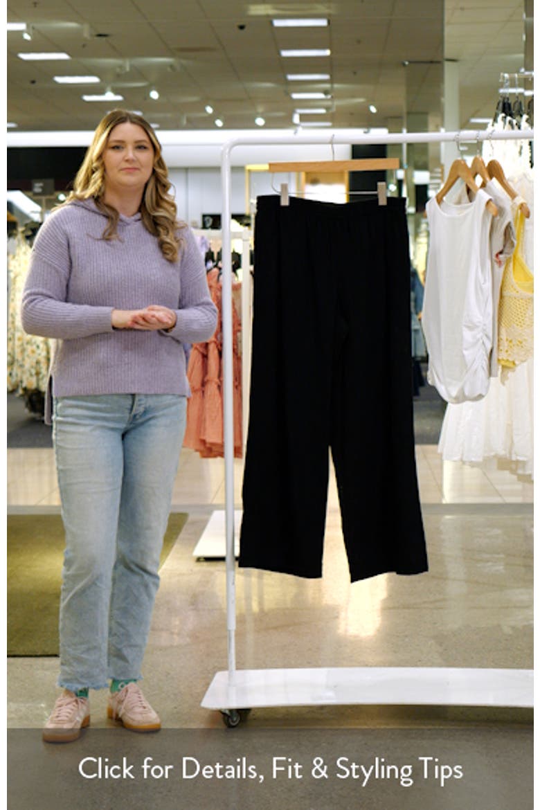 Pull-On Wide Leg Pants video